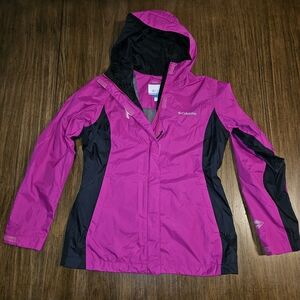 Columbia Women's Vibrant Cancer OmniTech Breathable Waterproof Rain Jacket Sz S